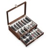 Emfogo Pocket Knife Display Case for Collection of 18-24 Folding