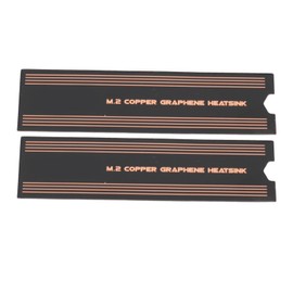Tangxi 2Pcs M.2 SSD Heatsink, 2280 M.2 NVMe SSD Graphene Heatsink, Layer Heat Sink for Laptop, PS 5, Slim 2280 M.2 Solid State Drives