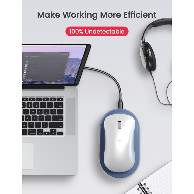 Vaydeer Ultra Slim Mouse Mover, Air 3 Mouse Jiggler with