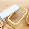 Butter Dish Butter Keeper with Cutter Slicer,Butter Box,Airtight Rectangular Food