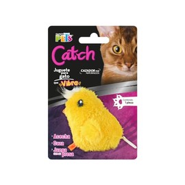 Fancy Pets Juguete para Gato Pollo con Vibración Catch, Movimiento Estimulante para Caza y Juego Interactivo
