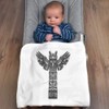 Azeeda 'Tribal Totem Pole ' Cotton Baby Blanket/Shawl (BY00039889)