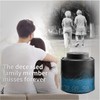 NS Online Small urn Human Ashes Keepsake - Black Blue