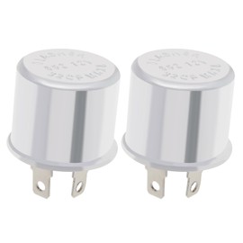 SING F LTD 2PCS 2 Pin Flasher Units Relay 12V 20A 47W for Fixing Flashing Turn Signal & LED Blinking Issues Classic Cars Motorcycle Vans Older Lorry Trucks