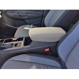 Auto Console Covers- Fits The Ford Escape 2017-2019 Center Console Armrest Cover Waterproof Neoprene Fabric - Tan