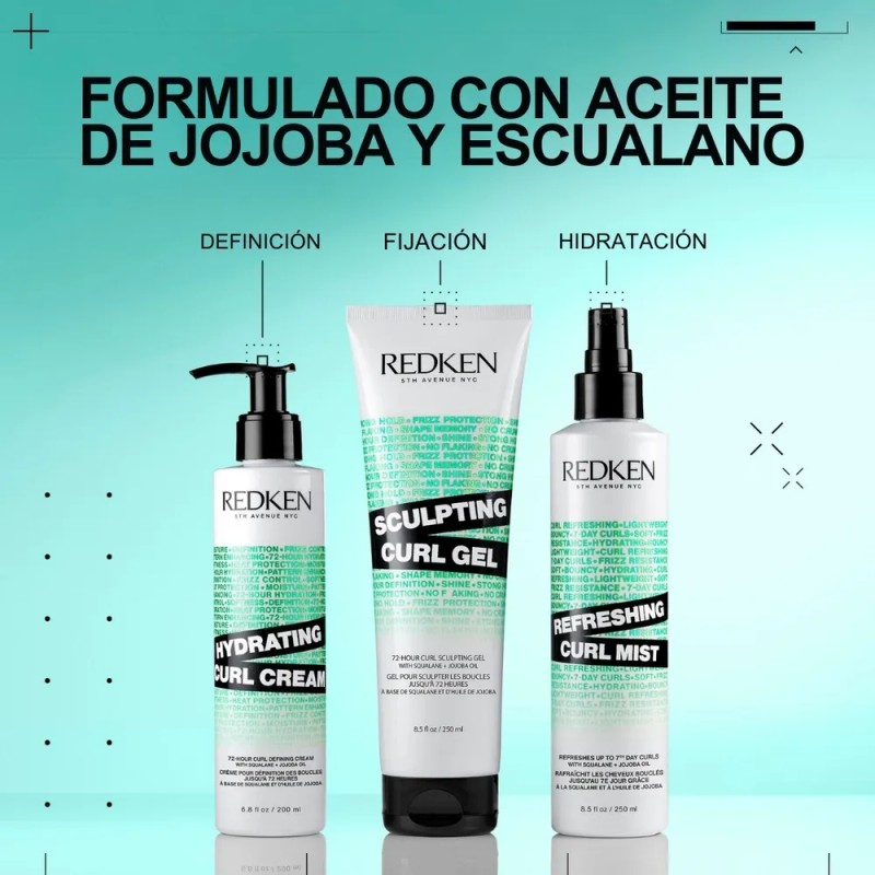 Redken Hydrating Curl Cream Protección De Hasta 230°c 200ml