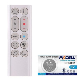 Dyson HP04 HP05 HP06 HP07 HP09 Replacement Remote Control 969897-01 Dyson Pure (Purifier Hot) + Cool Fan Heater with Air Purifier Function Silver