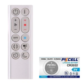 Dyson HP04 HP05 HP06 HP07 HP09 Replacement Remote Control 969897-01 Dyson Pure (Purifier Hot) + Cool Fan Heater with Air Purifier Function Silver