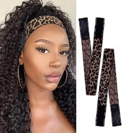 Msviki Headbands for Women - Non-Slip Extra Wide Turban Hair Bands for Workout lace front human hair wig use