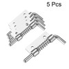 sourcing map 5 Pcs Carbon Steel Lock Bolt Spring Loaded