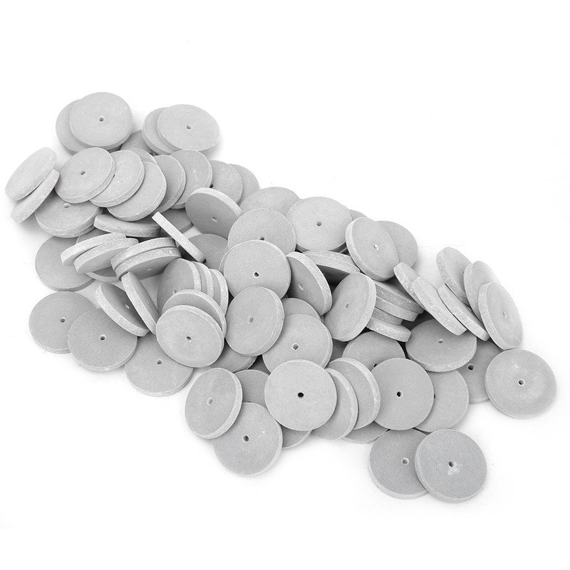 100pcs Dental Laboratory Burs Abrasive Grinding Polishing Rubber Wheel Tool
