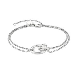 Liebeskind Berlin Bracelet 21 cm Stainless Steel with Pendant, Stainless Steel, No Gemstone