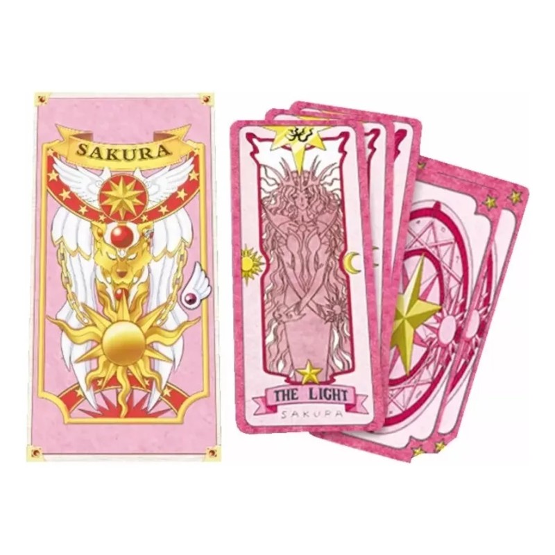 54 Cartas Sakura Card Captor Clow Cosplay Anime Kpop Tarot