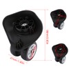 AMONIDA 1Pair PVC Luggage Wheel Replacement, Luggage Wheel Spare Wheel