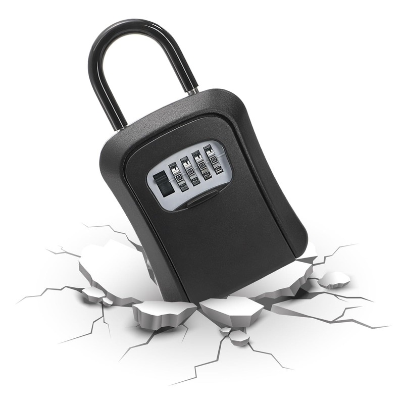 Cididu 2 Pack Key Lock Box for Outside, Wall Mount