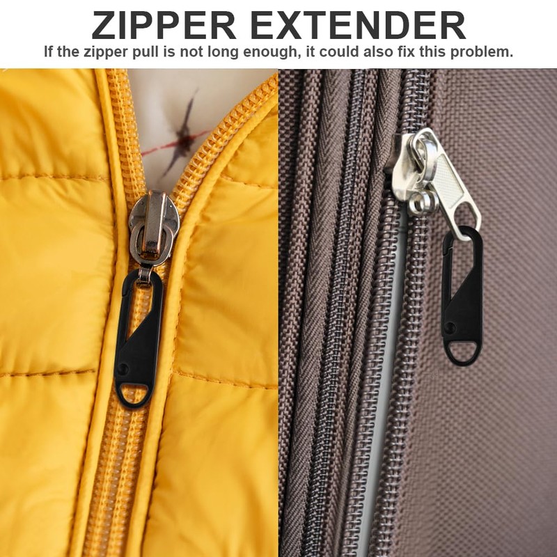 HOTUT Zipper Pull, 4 PCS Detachable Universal Zipper Tab Pullers,