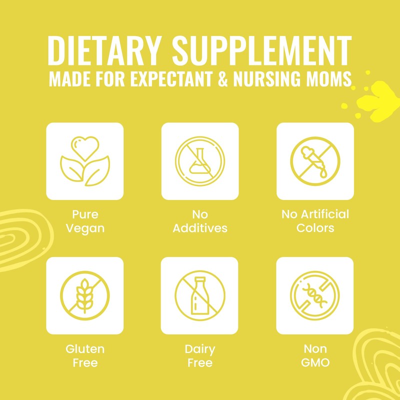 Go-Lacta 100% Organic Premium Moringa Capsules for Breastfeeding - Build