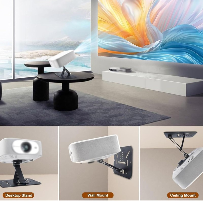Projector Mount, Stand, Projector Bracket, Adjustable Stand for, Rotation Mounting