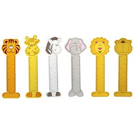 Fun Express Zoo Animal Ruler Bookmark (4Dz-Un) - 48 Pieces - Educational and Learning Activities for Kids