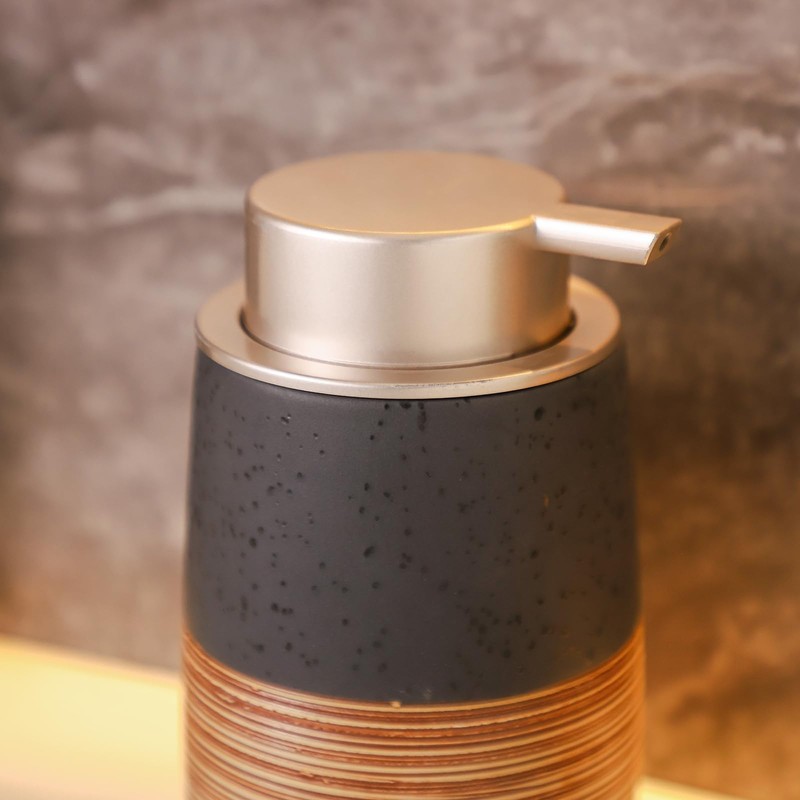Ceramic Foaming Soap Dispenser – 380ml Refillable Bathroom & Kitchen