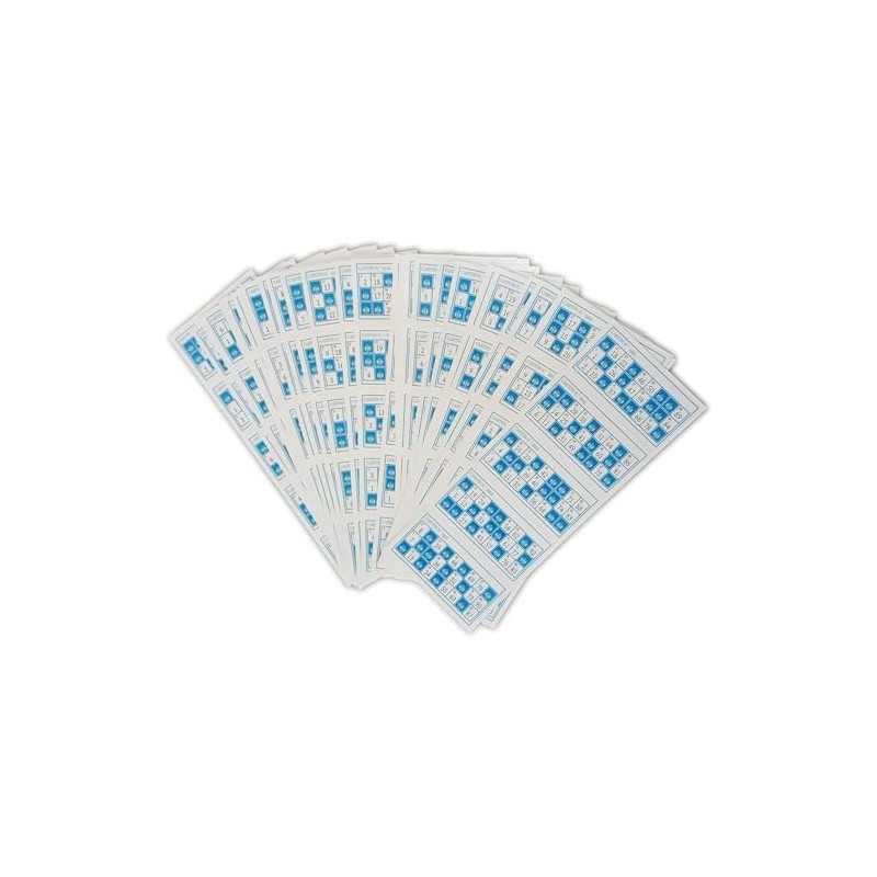 Pandiui23 620 Die Cut Bingo Cards for Traditional Bingo with