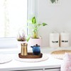 DECHOUS Salt and Pepper Mill Tray Wood Salt and Pepper