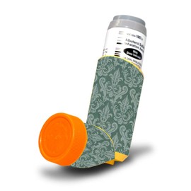 MightySkins Skin for Proventil HFA Asthma Inhaler - Vintage Floral | Protective, Durable, and Unique Vinyl Decal wrap Cover | Easy to Apply, Remove, and Change Styles | Made in The USA