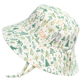 Jan & Jul Adjustable Cotton Sun Hat for Baby and Kids with UPF 50 Sun Protection, Camp Grove