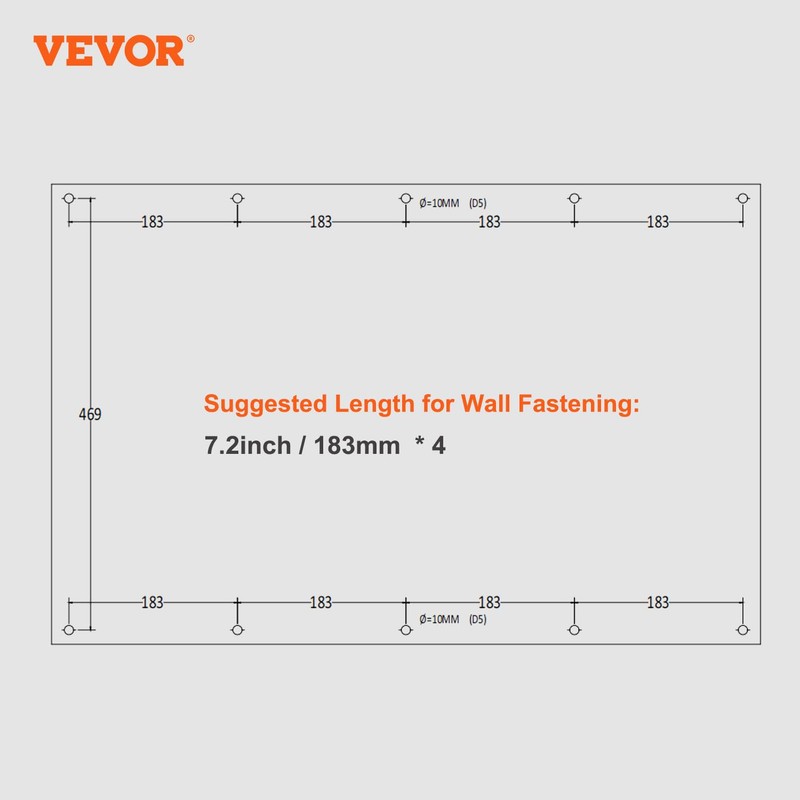 VEVOR Metal Storage Cabinet, 120lbs Load Capacity per Shelf, 20''