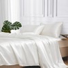 MR&HM Satin Bed Sheets, Full Size Sheets Set, 4 Pcs