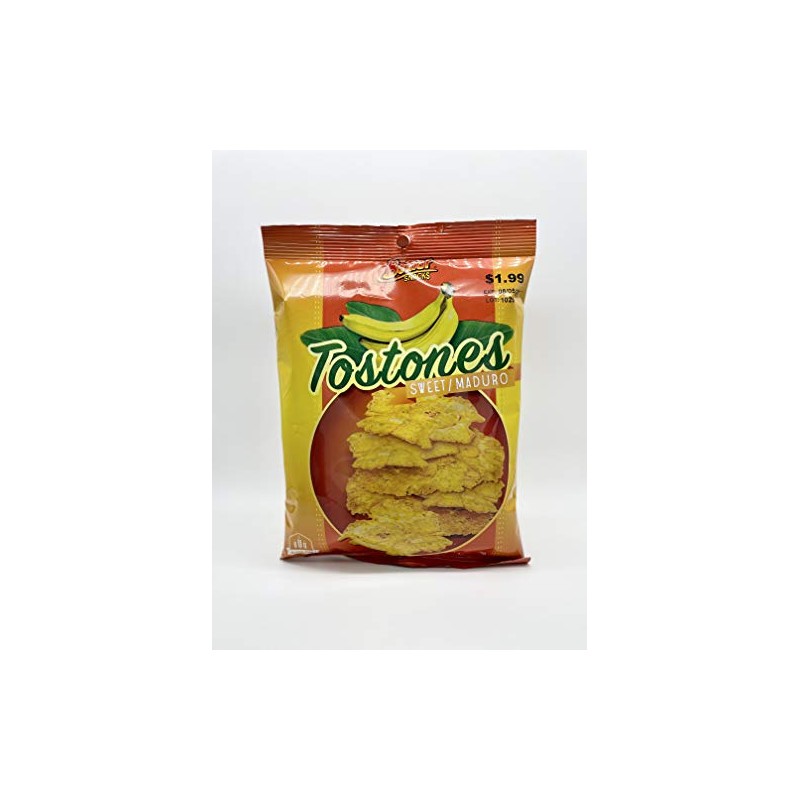 Bemar Snacks Tostones Sweet/Maduro 24 bags/4oz per bag