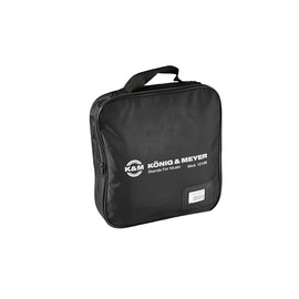 K&M Black Nylon Laptop Stand Carrying Case Bag with K&M Signet - Practical, Lightweight, Durable 12199