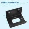 MUGLFPT 3014188 Rocker Switch Mounting Bracket, Hole 1-7/16" x 13/16",