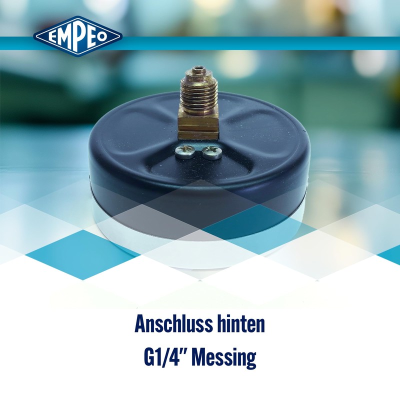 'Pressure Gauge 0 New Genuine Rear High Pressure 250bar, G1/4