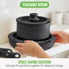 GreenLife 10 Piece Nonstick Pots & Pans Set, Detachable Handle