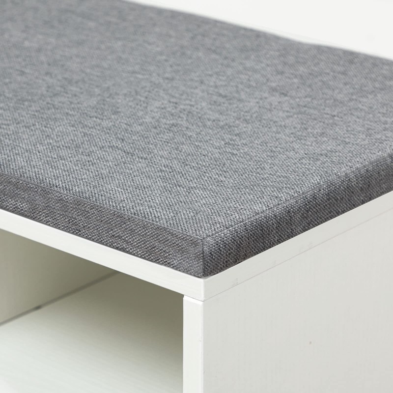 HOOBRO Shoe Storage Bench with Cushion, 39.4" L Entryway Bench