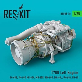 Reskit RSU35-0010 - 1/35 T700 Left Engine (SH-60B, SH-60F, HH-60H, MH-60R...)