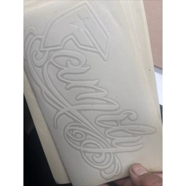 AND famous stars and straps family Vinyl Decal: 7 1/2” X 4”, No For Porous Surfaces