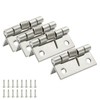 Hitefu 4PCS Spring Hinges, 1.5 Inch Small Self Opening Hinge