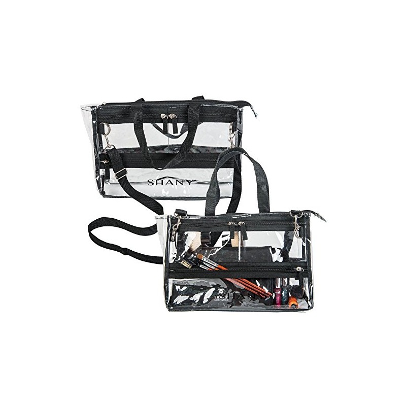 SHANY Clear Travel Makeup Bag - Cosmetics Organizer - Game