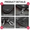 Wogomz Car Key Case, Genuine Leather Auto Key Fob Protector,