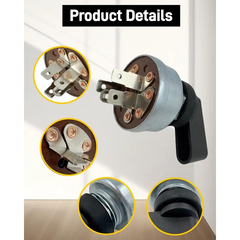eosorssa 176606 Ignition Switch Includes Handle Compatible with Miller Welder