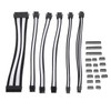 6PCS PC Extension Cable Set 30cm 24 Pin Motherboard Extension