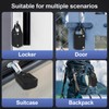 Smart Fingerprint Padlock for Locker, Rechargeable Bluetooth Smart Locker Lock,
