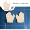 Guantes de Baño Exfoliantes de Sisal – 2 Piezas Blanco