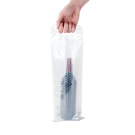 True Single Bottle Bubble Protective Film Roll TD by True Plastic PA Material Foam Inflatable Shockproof for Package ProtectionColor: Clear