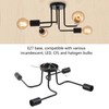 110‑240V 4XE27 Retro Style LED Pendant Light Antique Lamp Fixture