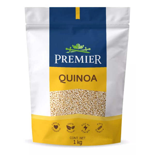 GRUPO PREMIER Quinoa Blanca Natural 1kg Premium Snack Saludable