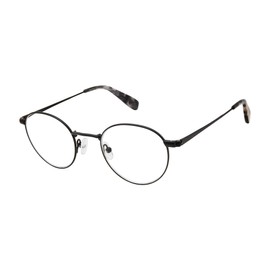 Scojo New York The Booth Reading Glasses, Handmade Scratch Resistant Readers for Women and Men, Black +1.50