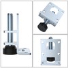 DDHOMIN 4 PCS Heavy Duty Adjustable Leveling Feet Furniture Legs